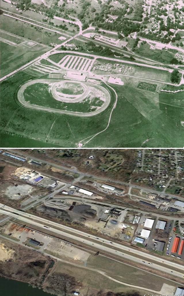 Grand Rapids Speedrome - Speedrome Aerial View - Then And Now From Doug